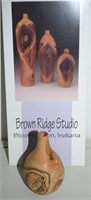 David Beery Brown Ridge Studios Wooded Mini Vase