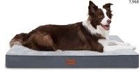 $79 Mihikk 54x44” large orthopedic dog bed
