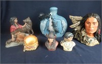 Large Lot  Mixed Native American Style Collectible