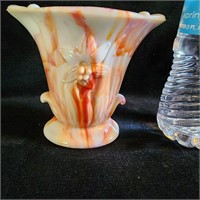 Vintage Akro Agate Vase