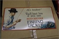 newer winchester fishing tackle sign