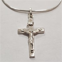 Silver Cross Necklace