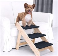 MEWANG Wooden Pet Stairs/Pet Steps Foldable