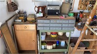 Cart tool drawers cabinet and contents