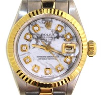 Rolex Lady Datejust 26mm w/ Diamond Watch