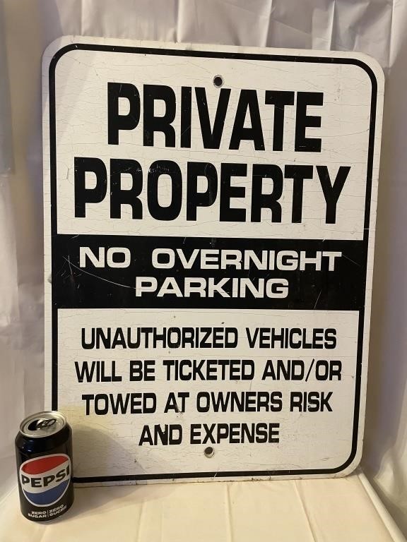 Private Property Aluminum Sign
