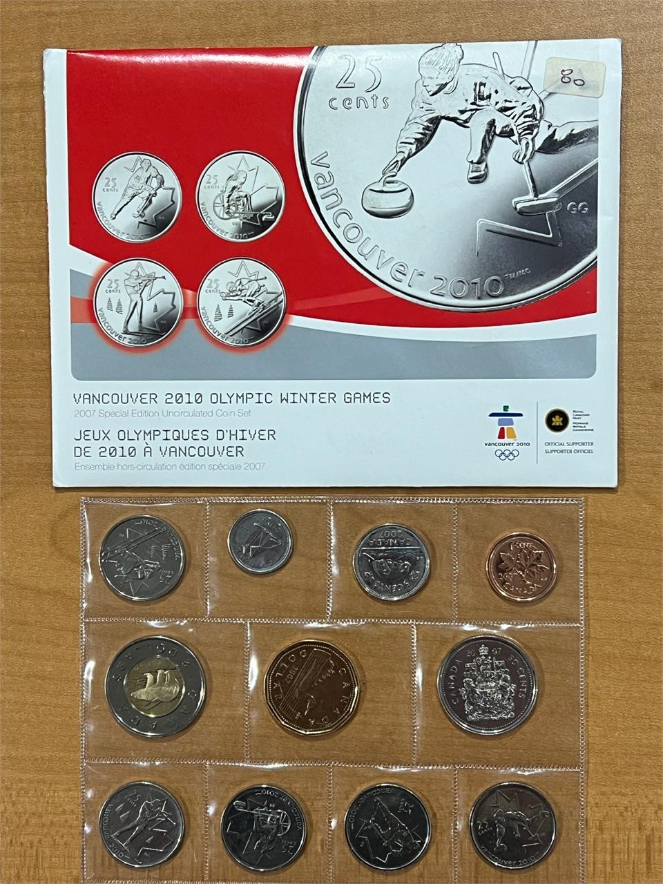 2007 Cdn UNC Set- 2010 Van Olympic