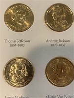 Presidential $1 coins-60 coins