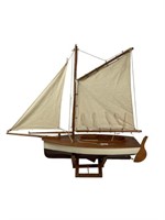 Wooden Fishing Boat Model