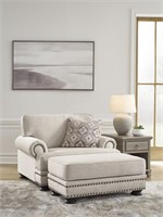 Ashley Merrimore Chair and a Half and Ottoman