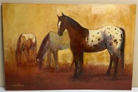 Appaloosa Herd by R. Michael Shannon Original