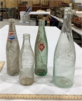 10 Fl Oz Glass Soda Bottles w/ 23 Fl Oz Edelweiss
