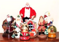 Santa Figurines & Snow Globes