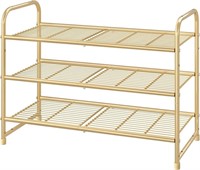 Simple Trending 3-Tier Stackable Shoe Rack, Expand