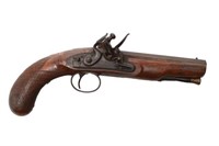 English Percussion Carriage Pistol-Smith of London