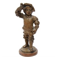Continental Bronze Sculpture- Renaissance Boy