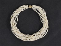 10 Strand Pearl Necklace