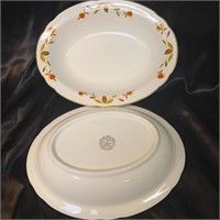 Hall China Autumn Leaf Pattern by Mary Dunbar 10”