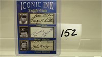 Babe Ruth, Mickey Mantle, Honus Wagner Iconic Ink