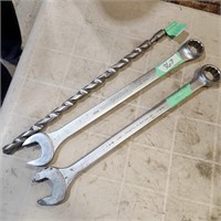 2- 1 5/8" Wrenches, Milwaukee 7/8" Concrete bit