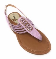 P3677  Size 6  K Textured Thong Sandals (Women)