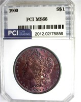 1900 Morgan MS66 LISTS $600