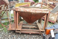CEMENT HOPPER WITH FORK POCKETS