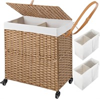 Greenstell Laundry Hamper with Wheels  No Install