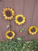 Sunflower Yard Art