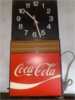 Coca-Cola lighted clock- does not seem to work