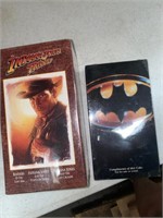 Sealed Batman & Indiana Jones VHS