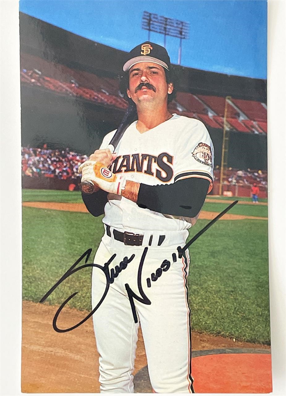 SF Giants Steve Nicosia signed photo