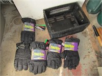 all new gloves & basket