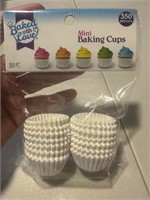 Baked with Love 350pc White Mini Baking Cups