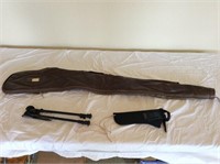 Soft Padded Rifle Case, Bi-pod, & Pistol Case