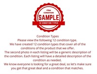 NEW CONDITION FORMAT - PLEASE READ