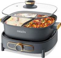 Hot Pot Electric with Divider, 5.5L