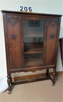 Ornate Wooden Cabinet 58x40x15
