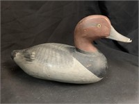 SOLID WOOD PAINTED DUCK DECOY - 14 X 7 “