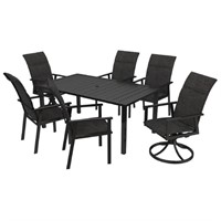 Hampton Bay Outdoor Dining Chairs 6-Pack