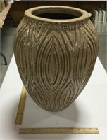 Ceramic planter vase-16.5 in tall