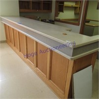 Front office counter- 12ftLx29"Dx42"T