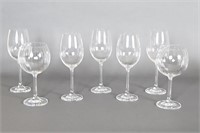 Textured Crystalline Wine Glasses