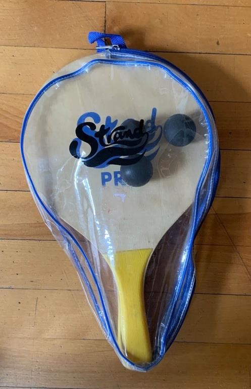 Vintage Strand Pro Beach Paddle Ball Paddles