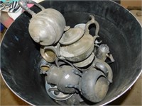 ANTIQUE TEAPOTS, CREAMERS AND MORE