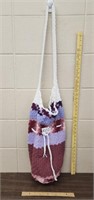 Handmade crochet tote bag