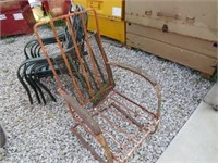 Vintage Iron Frame Lawn Chair