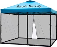 10x10ft Mosquito Netting Double Door, No Frame