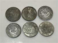 Six Chinese Coins