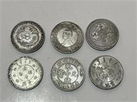 Six Chinese Coins